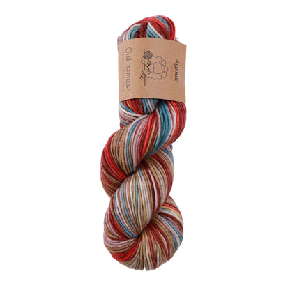 Fil de laine mérinos, tricot au Crochet, doux, teint à la main, chapeau DK tissé, fil arc-en-ciel pour bébé, 100g/écheveau