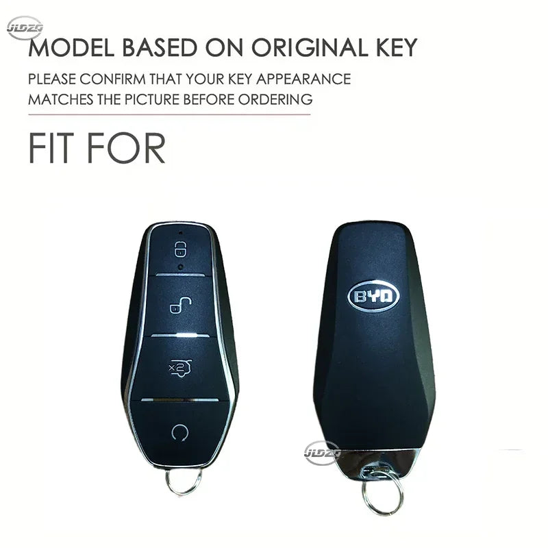 Étui pour clé de voiture en Silicone, support de chaîne, pour BYD Atto 3 Han EV Dolphin Song PRO Max Tang DM Yuan Dolphin E2 Qin PLUS