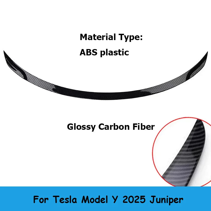 Becquet en Fiber de carbone ABS pour Tesla modèle Y 2025 2026 Juniper Performance modèle 3 2023-2025 2026, accessoires extérieurs des Highlands