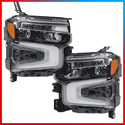 Phare Chevrolet Solod 1500 Applicable 87828575 85594431, faible Configuration, noir, année 2022-2023