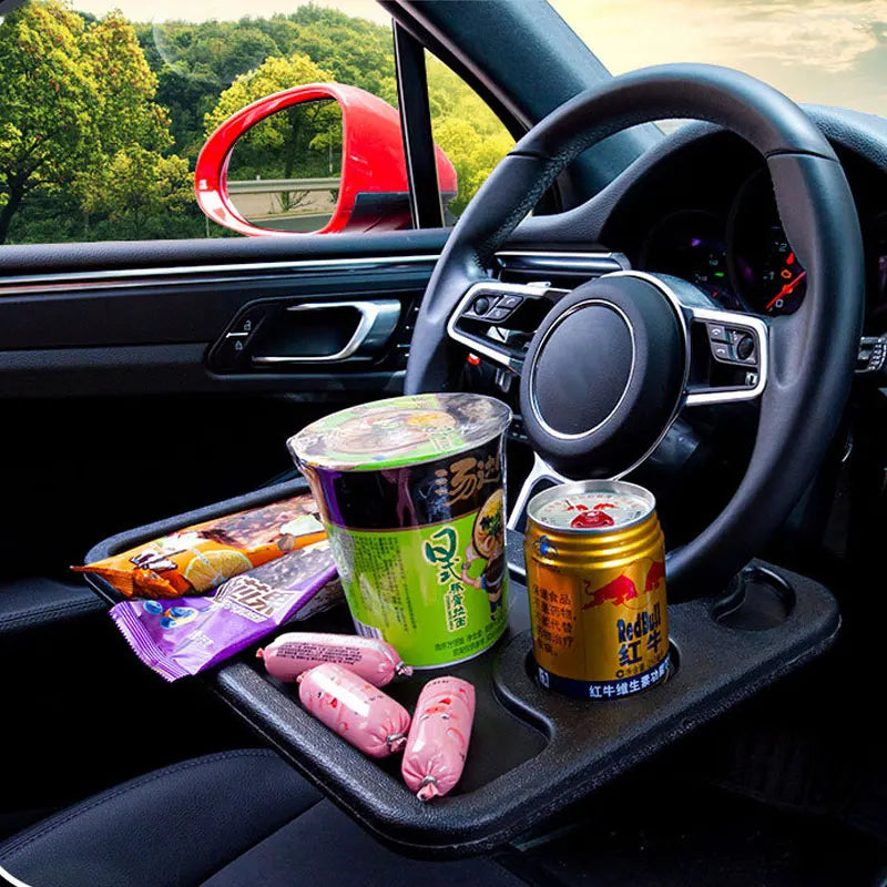 Support de bureau pour ordinateur Portable et voiture, support de travail pour manger, boisson, nourriture, plateau à café, volant de voiture, Table à manger