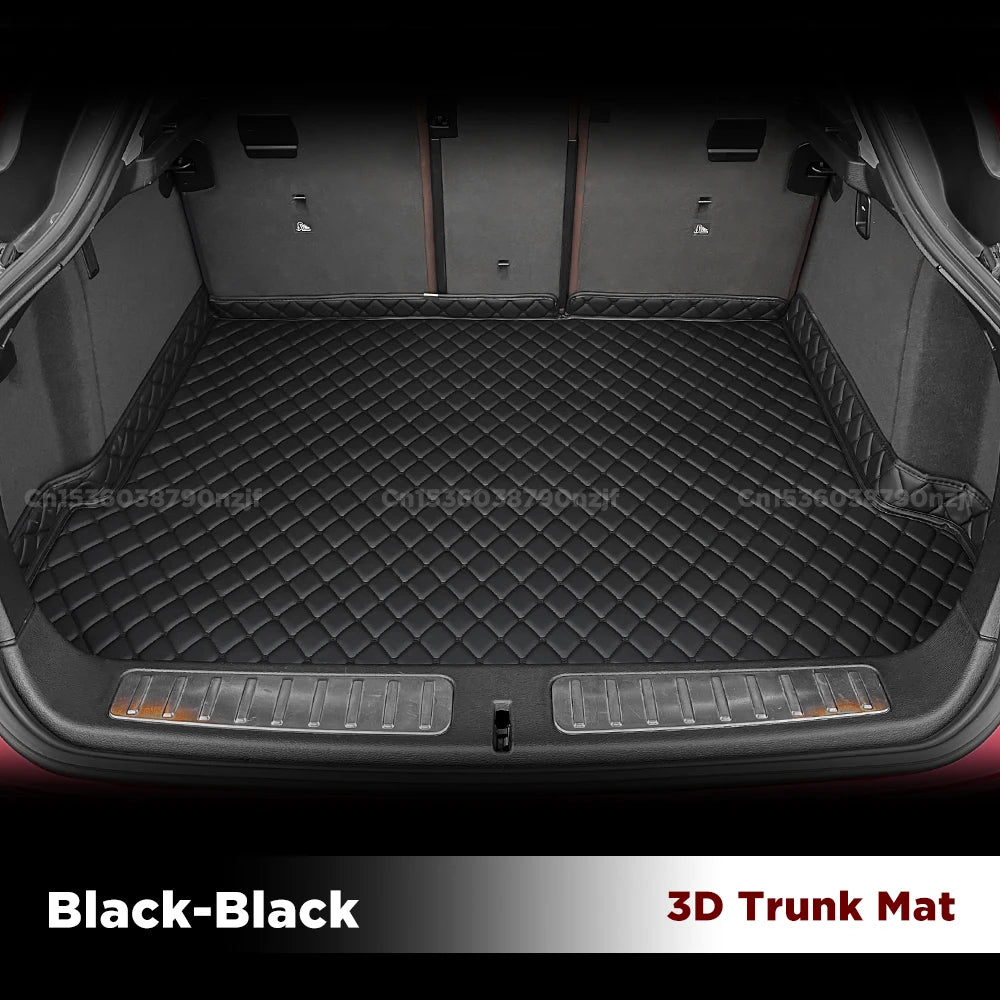Couverture de tapis de revêtement de cargaison de polymères de coffre de voiture 3D, accessoires intérieurs, BYD, Yuan Pro, 2021, 2022, 2023