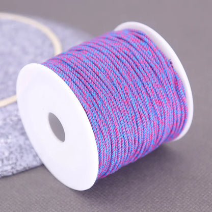 Corde de coton pour macramé, ficelle, ficelle, fil, artisanat, couture, tentures murales faites à la main, bohème, fête de mariage, décoration d'intérieur, 1.2mm, 37m