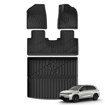 Tapis de sol de voiture pour Leapmotor C10 2024 – 2025, doublure de chargement, tapis de coffre, accessoires automobiles, tapis de protection uniquement adapté au gouvernail droit