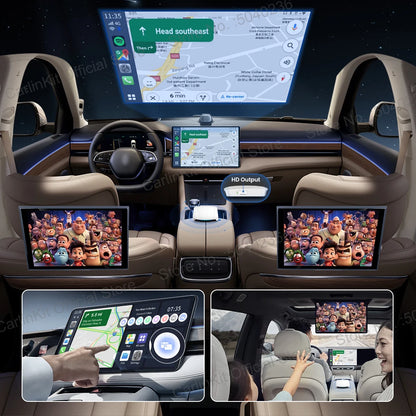 Carlinkit-Smart CarPlay Ai Box, Android 13, Qualcomm SM6225 2026 , 8 cœurs, sans fil, Auto et CarPlay, GPS, Prometteur, 8G + 128G, 660