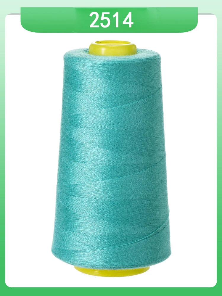 Fil à coudre ultra-fin 602-fil en polyester semblable à la soie à grande vitesse 60s/2 5000m, pour machine à broder et travaux d'aiguille délicats