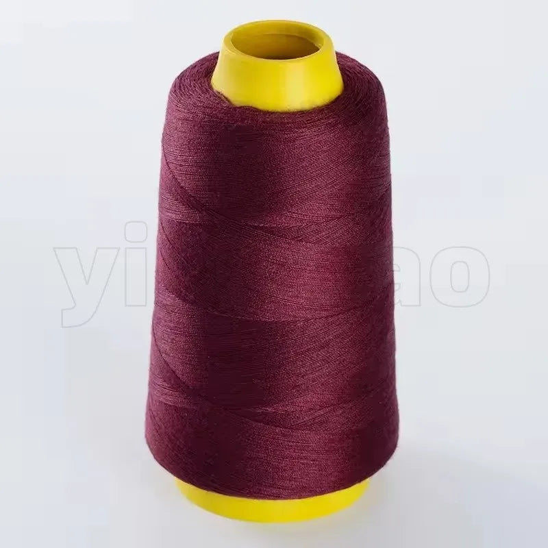Fil à coudre en Polyester solide et Durable, 1300 Yards/rouleau, Machine à coudre professionnelle, broderie, outils de couture à domicile