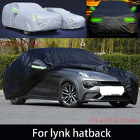 Pour lynk hatback Protection extérieure bâches de voiture complètes couverture de neige pare-soleil étanche à la poussière accessoires extérieurs de voiture