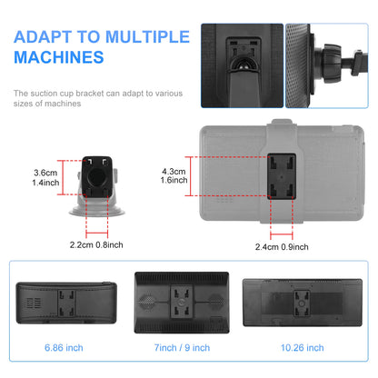 Podofo 7 "portable sans fil Carplay Android Auto écran HD caméra de recul arrière autoradio DVR lecteur vidéo multimédia USB AUX
