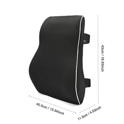 Siège de voiture chaise de bureau dos soutien lombaire voiture taille repos rebond mémoire mousse coussin dos coussin lombaire pour conducteur de voiture