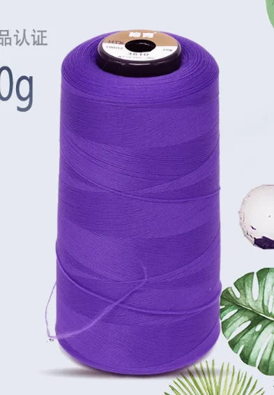Fil de nylon à haute élasticité en polyester de 3000 mètres - Fil de surjet dense 200D pour rideaux, sous-vêtements et emballage décoratif