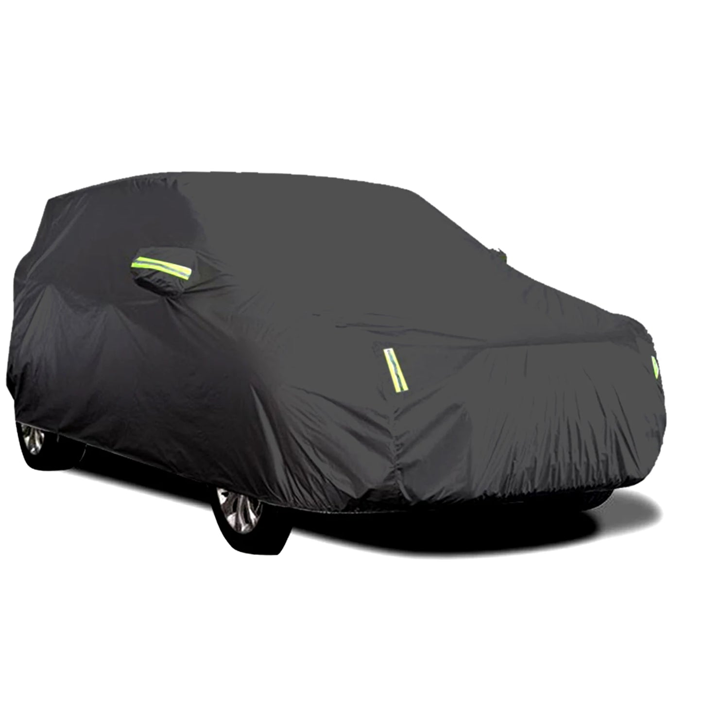 S-XXL couverture de voiture berline couvertures complètes avec bande réfléchissante Protection solaire anti-poussière et étanche UV résistant aux rayures universel