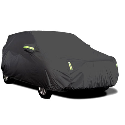 S-XXL couverture de voiture berline couvertures complètes avec bande réfléchissante Protection solaire anti-poussière et étanche UV résistant aux rayures universel