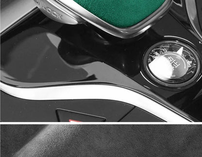 Coussinet d'engrenages de voiture pour BYD Song Plus/ Pro 2021 – 2023, collier de levier de vitesse, poignée de changement de vitesse, autocollant, couverture, garniture de moulage de style intérieur