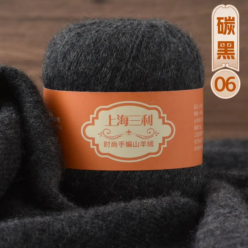 Fil de cachemire mongol chaud 100 g/ensemble, 3 plis, pour pull, gants, Crochet, écharpe à tricoter, fil de laine, doux pour la peau, uni, 100%