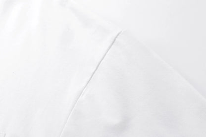 Offres spéciales coton hommes T-shirt couleur unie à manches courtes de haute qualité t-shirts occasionnels Sports de plein air Jogging doux noir blanc T-shirt