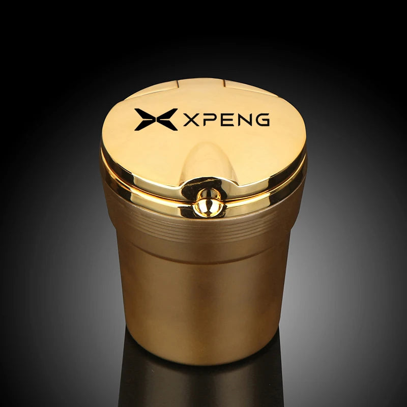 Cendrier de voiture avec lumière LED, porte-gobelet Portable sans fumée pour Xpeng Xiaopeng G6 G9 P7 P7I G3 G3i P5, accessoires d'intérieur automobile