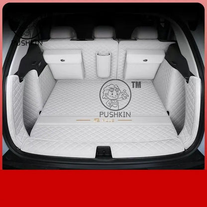 Tapis de coffre de voiture pour BYD Atto 3 Yuan Plus EV 2024 2025 2026, sacs de rangement de protection de coffre, doublure de chargement, accessoires d'intérieur de voiture