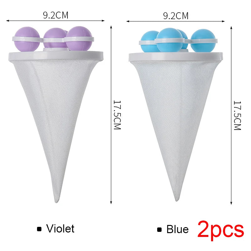 Filtre à poils flottants pour Machine à laver, en fourrure d'animaux, en peluche, attrape-poils, réutilisable, maille, collecte de saletés, boules de nettoyage, nouveau