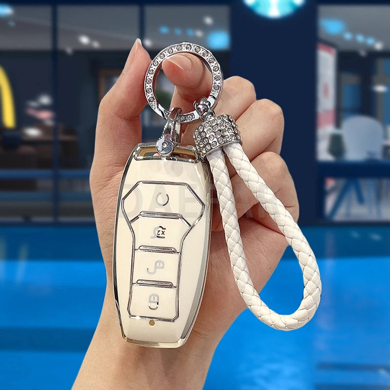 Étui pour clé de voiture en TPU, housse de protection pour BYD Seal Atto 3 Seal U Dm I Song Plus Dolphin King EV Tang Dm QIn PLUS MAX Yuan, accessoires automobiles