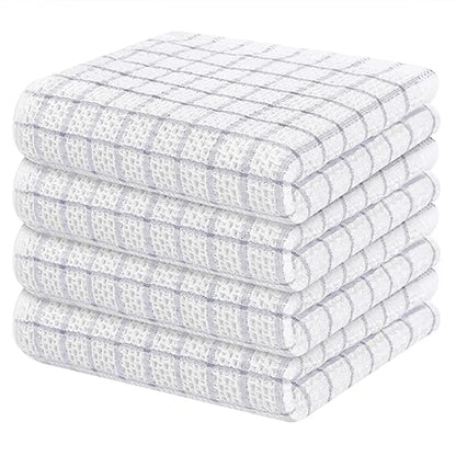 Homaxy 100% coton serviette de cuisine torchon doux Super absorbant chiffons de cuisine nettoyage à domicile serviette à récurer lavage de la vaisselle tissu