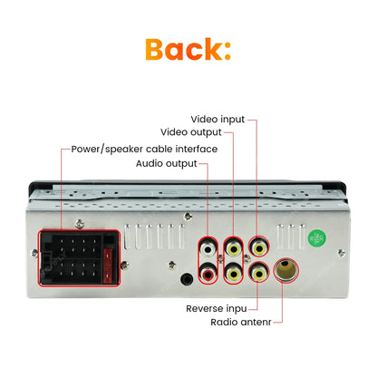 Autoradio Carplay sans fil, 5.2 pouces, double bouton, 1din, lecteur MP5, pour lecture universelle de voiture, Auto Touch, vidéo HD, intelligent, BT, stéréo