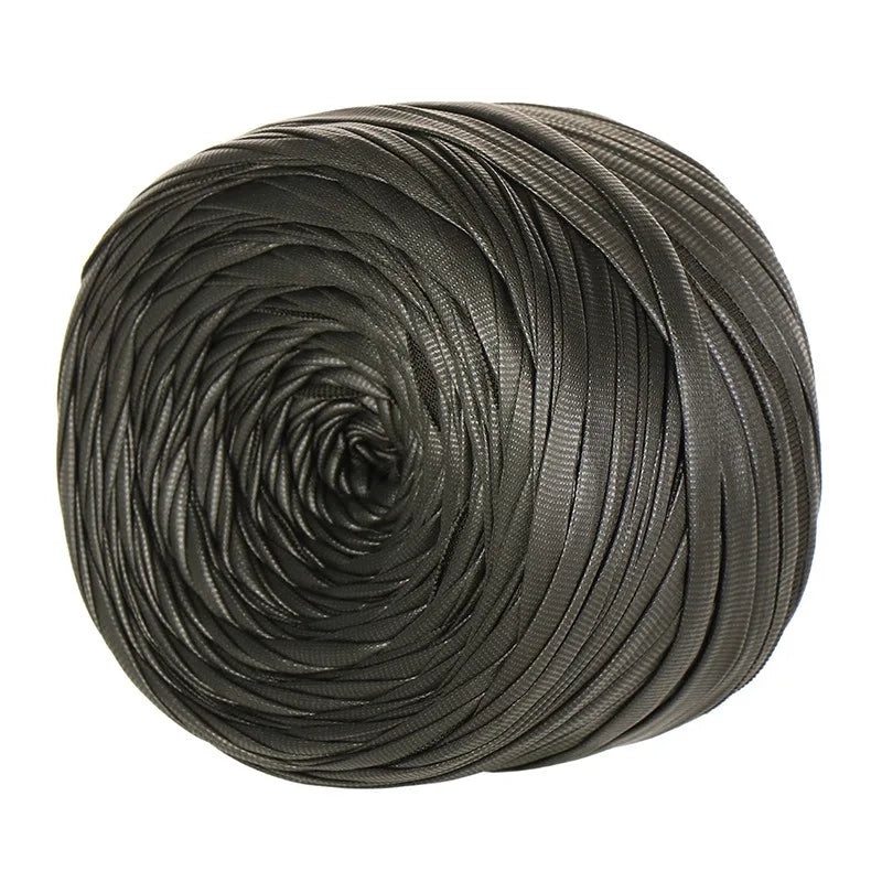 Fil en cuir synthétique mat Nappa 200g/rouleau, fil à tricoter et à crocheter pour sacs faits main et artisanat
