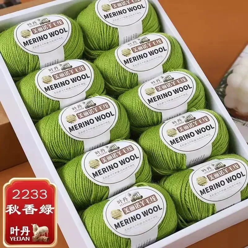 Fil de laine doux à 3 plis, 500 g/ensemble, pour crochets, chapeau d'hiver, pull, écharpe, châle, manteau, Cardigan, bricolage, confortable, chaud et moelleux, fil rouge pour bébé