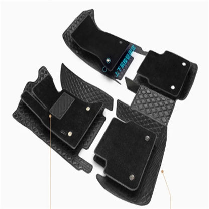 Tapis de sol de voiture personnalisés 5D, pour Nissan Murano, Double couche, doublures de sol, couverture