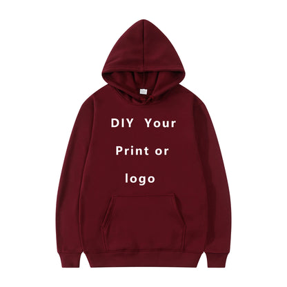 Votre propre Design marque Logo/image personnalisée partout hommes femmes sweat à capuche bricolage sweat à capuche décontracté à la mode nouveau
