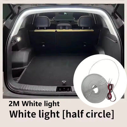 Éclairage de coffre de voiture haute luminosité, lumière ambiante, décoration intérieure, câblage LED, détection automatique gratuite, bande lumineuse pour hayon