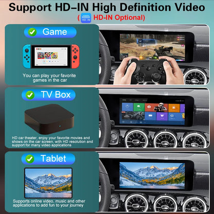 CarPlay Android Auto sans fil, pour Mercedes Benz classe A W177 2019 – 2022 MBUX NTG6.0, avec lien miroir, Airplay, avec nouveau UI, dernier modèle