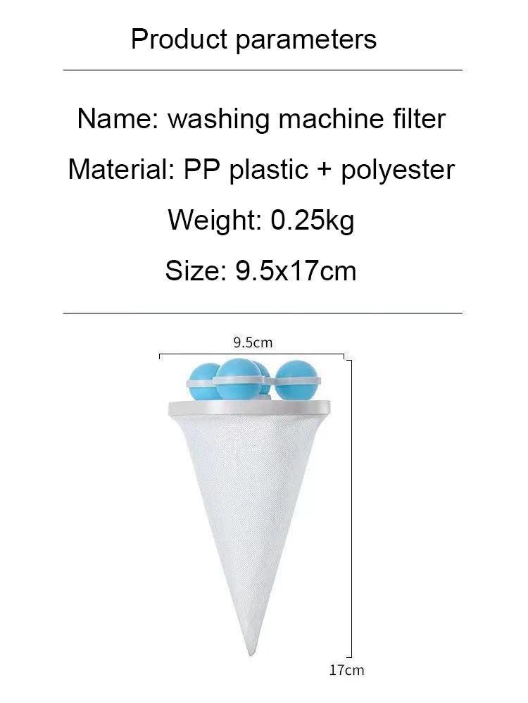 Filtre à poils flottants pour Machine à laver, en fourrure d'animaux, en peluche, attrape-poils, réutilisable, maille, collecte de saletés, boules de nettoyage, nouveau