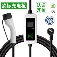 Pistolet de charge standard européen type 2 EV, chargeur 7kw portable pour voiture, pile de charge, nouvelle pistolet de charge d'énergie