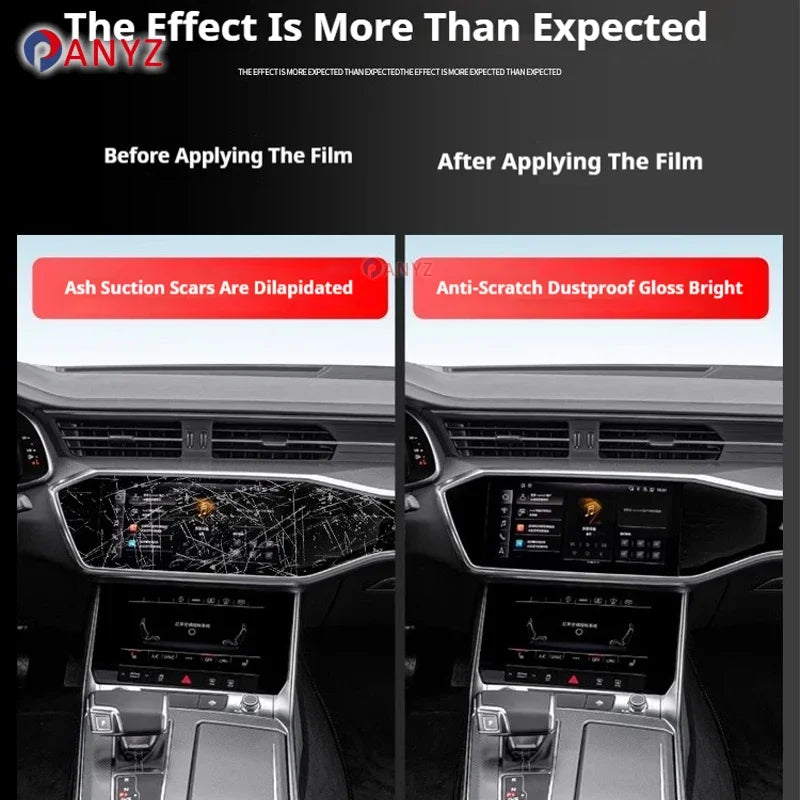 Film intérieur Transparent en TPU pour panneau d'engrenage, autocollant de Protection PPF pour Console centrale BYD SEAL U DMI 2025 2024 2023