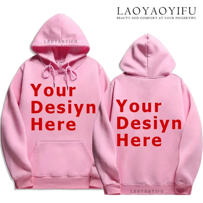Chemises de ville ajoutez votre propre conception de texte personnalisé personnalisé avant et arrière sweat à capuche fête d'anniversaire personnalisation vêtements