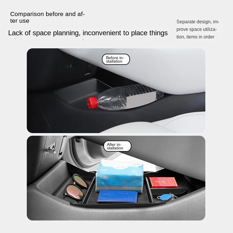 Boîte de rangement de commande centrale de voiture pour Xpeng G9 2022 – 20225, porte-gobelet, plateau de tableau de bord, organisateur de rangement, accessoires d'intérieur noirs
