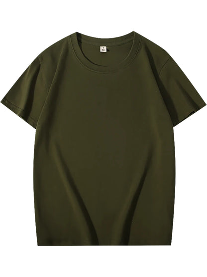 T-shirt personnalisé gratuit impression Logo Image vêtements de travail bricolage haut à manches courtes 100% coton entreprise broderie équipe Culture chemise