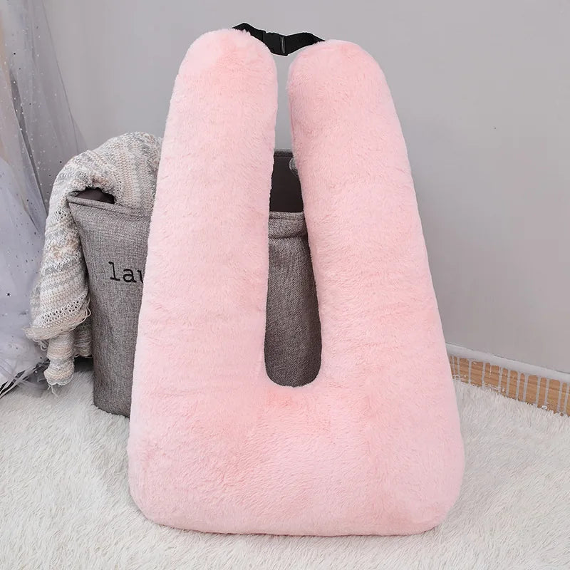 Oreiller de voiture ceintures de sécurité oreillers couverture voiture enfants voyage oreillers de couchage ceinture de sécurité automatique coussin en peluche épaulière Animal mignon