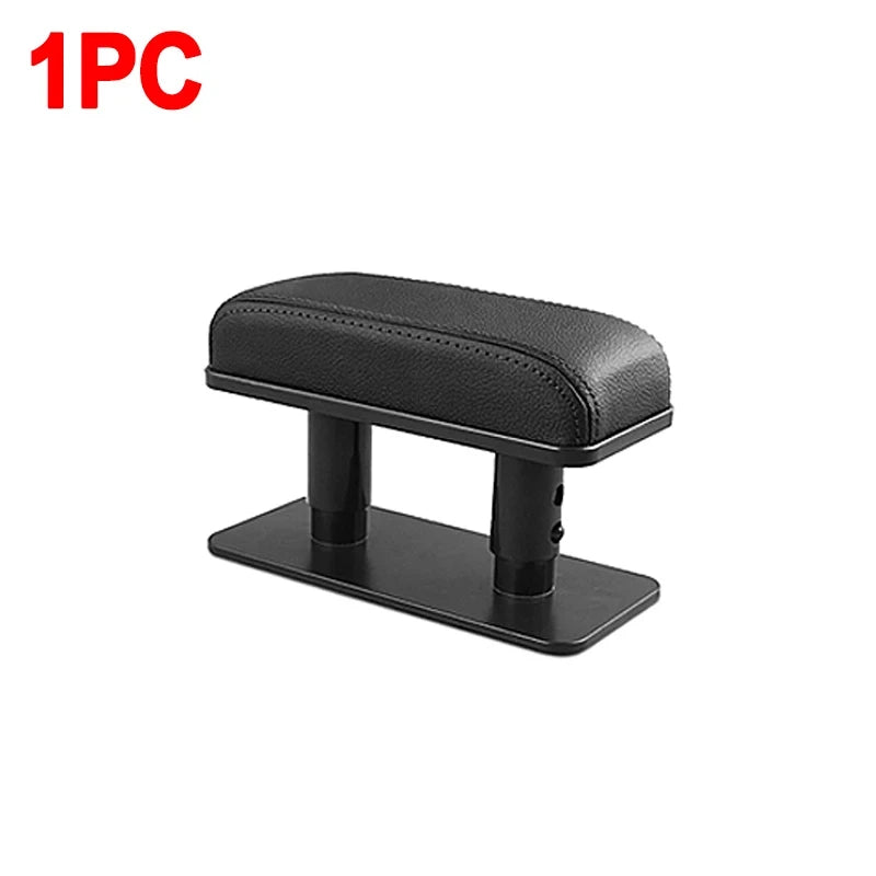 SEAMETAL – coussin d'accoudoir de porte de voiture, hauteur réglable, coussin de Support de coude, tapis de protection intérieur universels en cuir PU