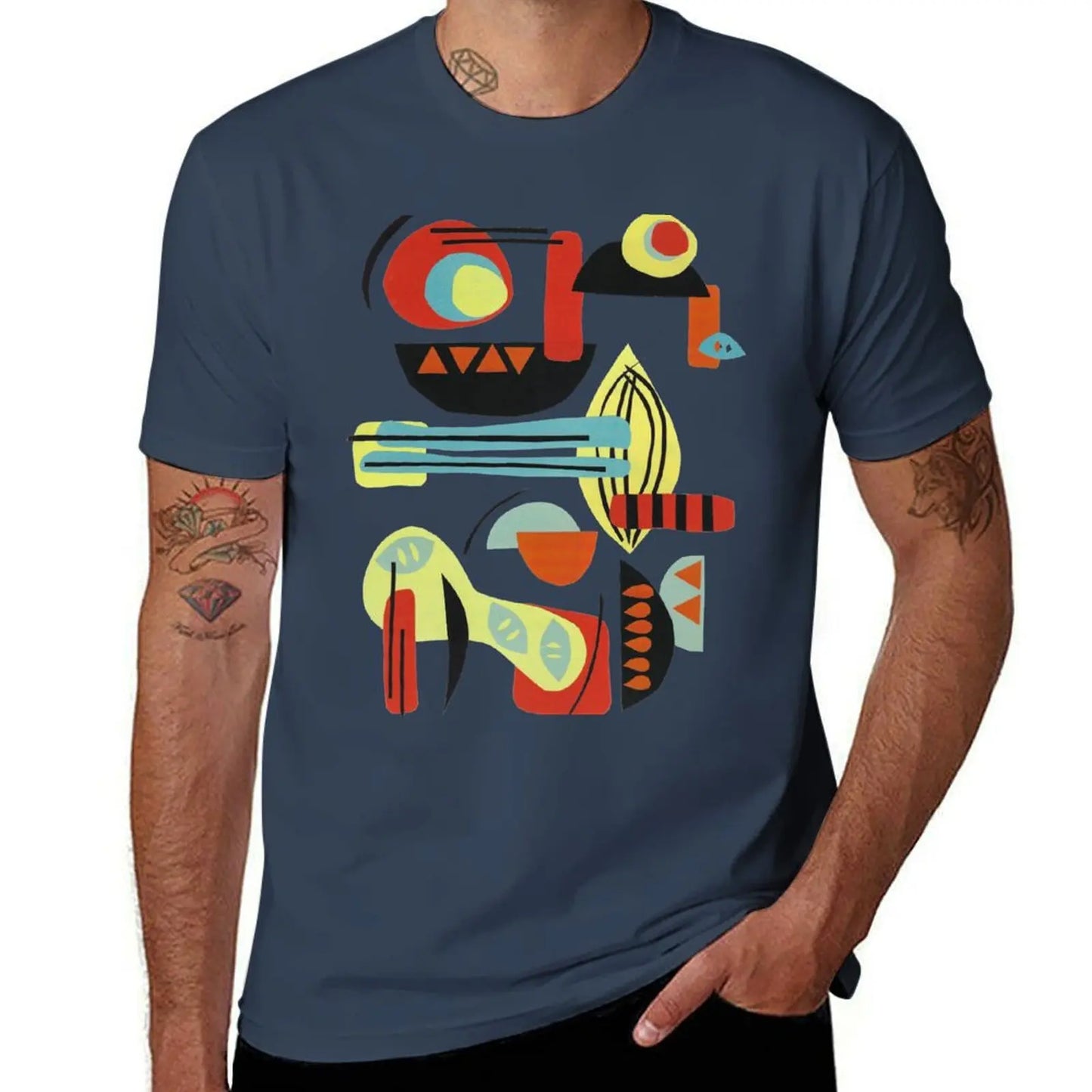 Mad About Mid Mod T-Shirt homme T-Shirt luxe drôle t-shirts humour foncé t-shirts pour homme t-shirts graphiques T-Shirt