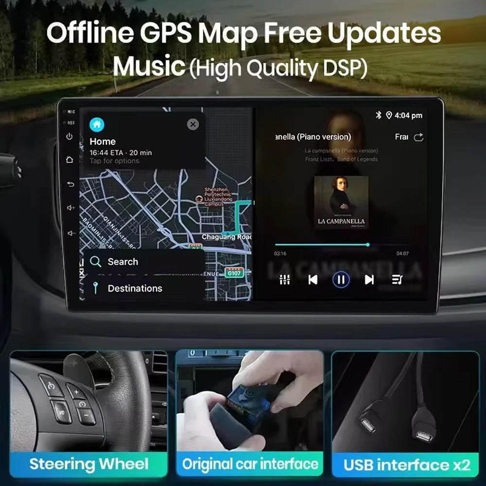 Android 15 autoradio Carplay pour Peugeot Partner 1 2002 - 2008 Partner origine 1 2008-2011 Android Auto lecteur multimédia stéréo