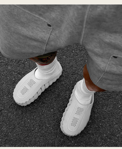 Pantoufles d'été à la mode pour hommes, chaussures d'extérieur légères antidérapantes à tige basse, chaussures décontractées résistantes à l'eau pour hommes