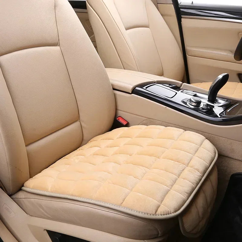 Housse de siège de voiture, coussin chaud d'hiver, antidérapant, universel, pour chaise avant, coussin respirant pour véhicule, protection automobile