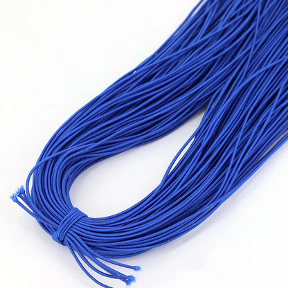 Bande élastique 1.0/ 1.2/ 1.5/ 2.0/ 2.5mm, fil élastique, perles faites à la main pour la fabrication de bijoux, accessoires de couture, bricolage