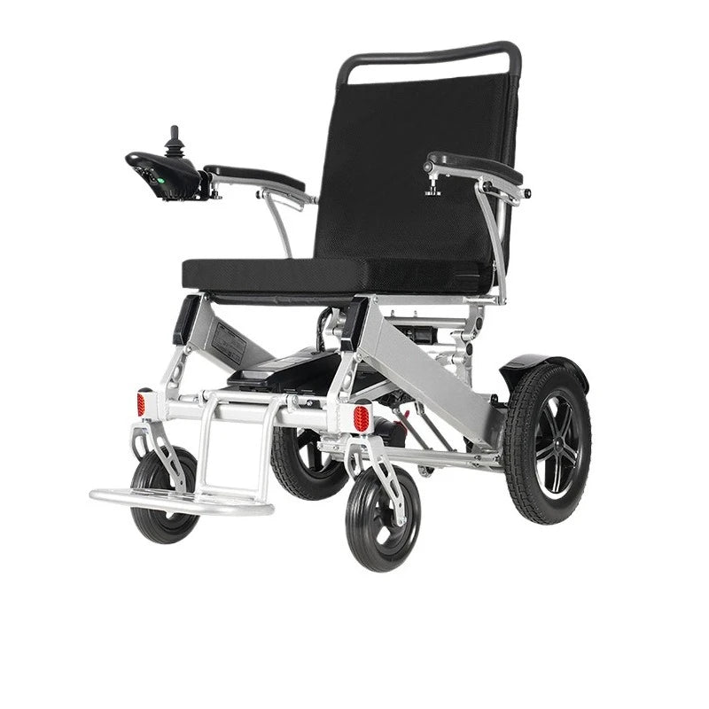 Fauteuil roulant électrique, scooter pour personnes âgées, fauteuil roulant pliant à moteur sans balais, fauteuil roulant léger en alliage d'aluminium