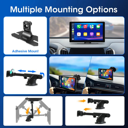 JMCQ 7/10 pouces Carplay voiture écran intelligent lecteur vidéo multimédia sans fil Carplay Android Auto autoradio pour Apple Android stéréo