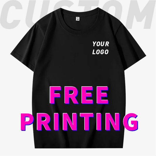 T-shirt personnalisé gratuit impression Logo Image vêtements de travail bricolage haut à manches courtes 100% coton entreprise broderie équipe Culture chemise