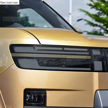 Film de protection en TPU noir fumé pour phares de voiture LEOPARD TI7 2026, film teinté pour phares avant, changement de couleur, autocollant de protection