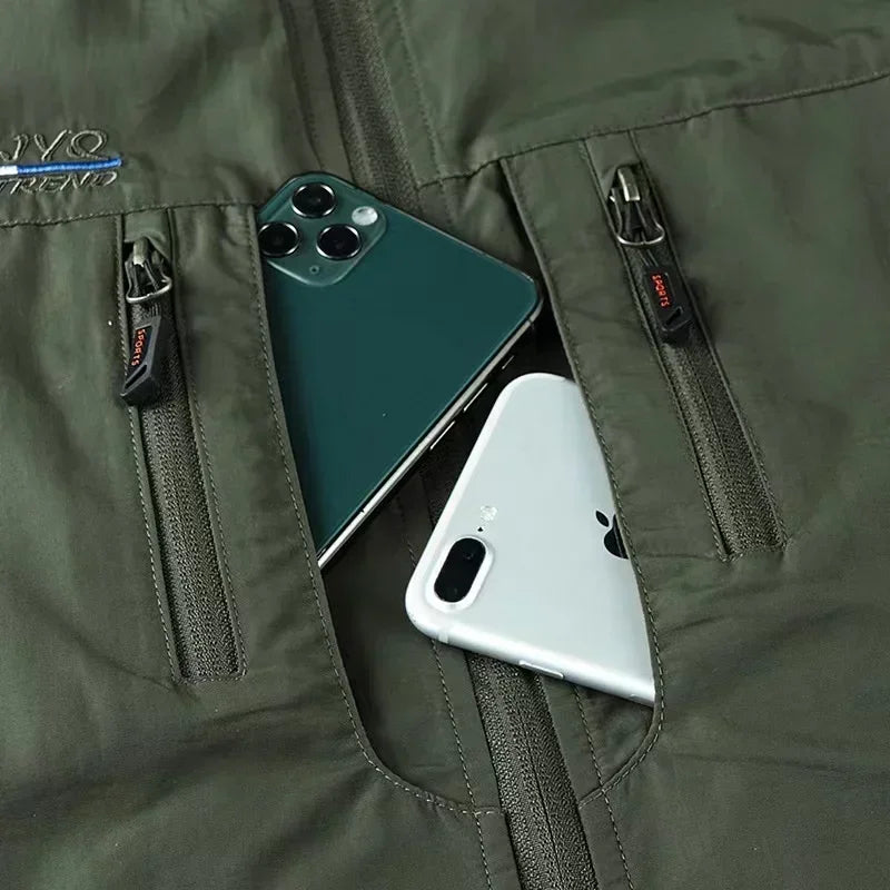 Veste sans manches pour hommes, gilet d'été pour Cargo, escalade, chasse, photographe en plein air, pêche, Camping, vêtements de travail, 2024